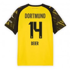 Borussia Dortmund Maximilian Beier #14 Hemmatröja 2025-26 Korta ärmar